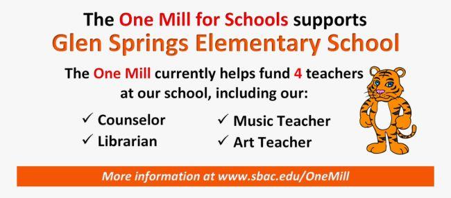 One Mill Positions - Glen Springs